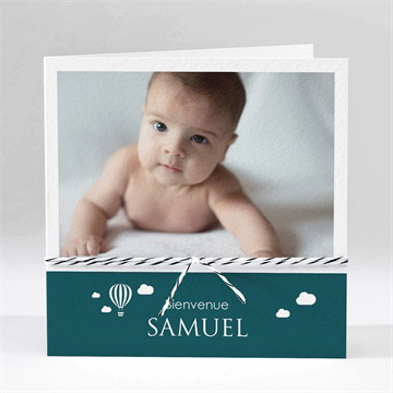 Carte pliée - carré