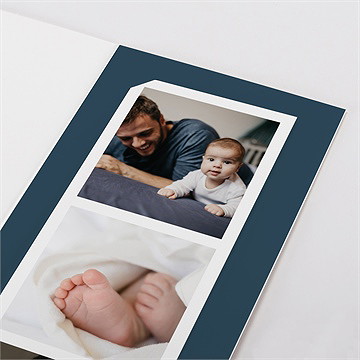 Faire-part naissance pêle mêle photomaton - Détail du faire-part