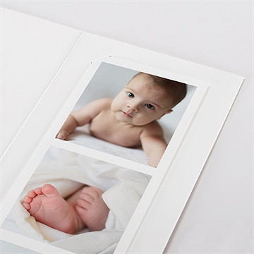 Faire-part naissance mes jolies icônes photomaton - Intérieur du faire-part