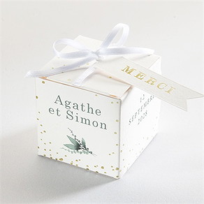 Boîte de dragées mariage l'absolu