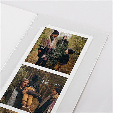 Carte de voeux jolies feuilles - Détail de la carte