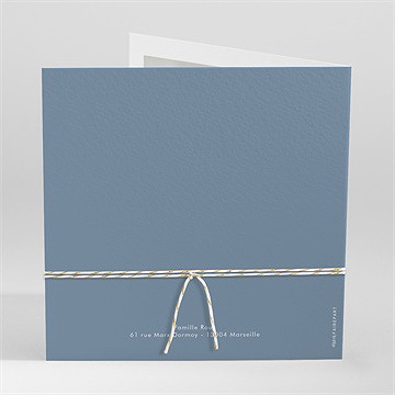 Faire-part naissance moderne et tendance ensemencé - Dos du faire-part