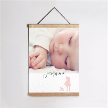 Affiche naissance poésie enfantine