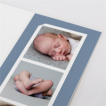 Faire-part naissance moderne et tendance photomaton - Détail du faire-part