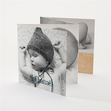 Faire-part naissance on vous présente accordéon