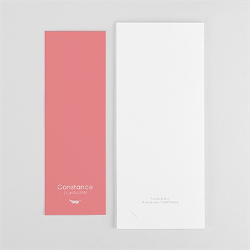 Faire-part naissance ma présentation photomaton - Dos du faire-part