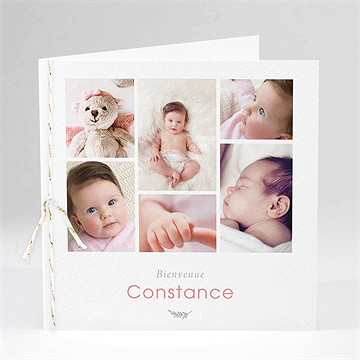 Faire-part naissance ma présentation ficelle