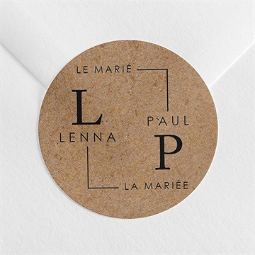 Sticker mariage liés