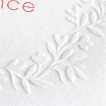 Faire-part naissance ma présentation gaufrage - Détail du faire-part