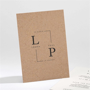 Save the Date mariage liés étiquette