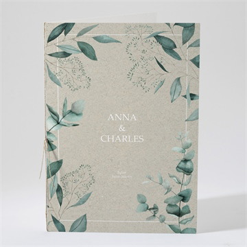 Livret de messe mariage intimité