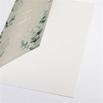 Livret de messe mariage intimité - Détail du livret