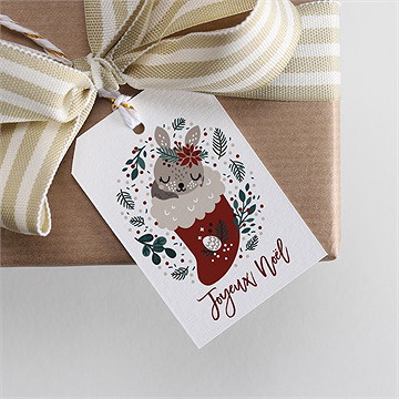 Etiquettes cadeaux etiquettes cadeaux - Mise en situation