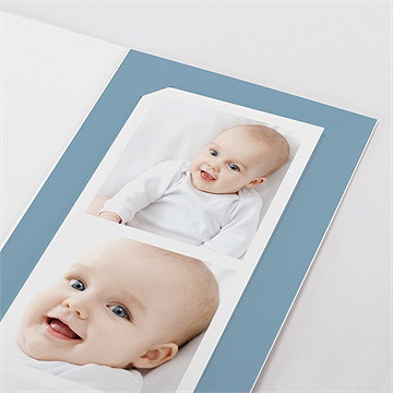 Faire-part naissance pictogrammes photomaton - Intérieur du faire-part