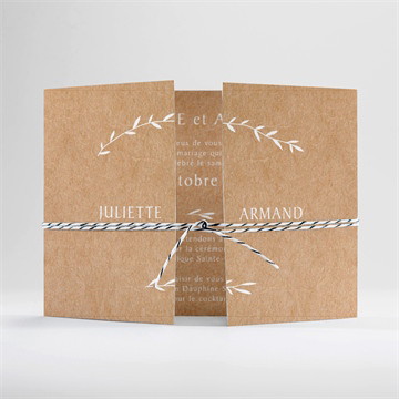 Carte 2 volets - paysage