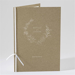 Livret de messe mariage festivités