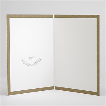 Livret de messe mariage festivités - Intérieur du livret