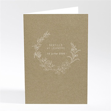 Menu mariage festivités