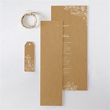 Faire-part mariage belle découverte superposition - Dos du faire-part