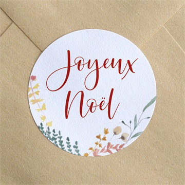 Stickers noël jolie intention