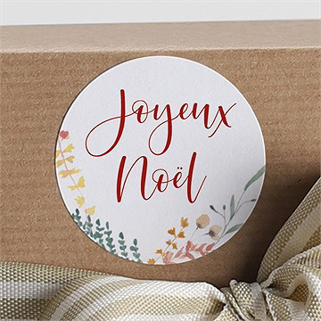 Stickers noël jolie intention - Mise en situation