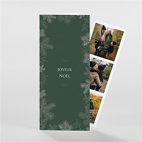Carte de voeux ecrin d’hiver