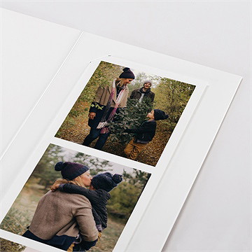 Carte de voeux ecrin d’hiver - Détail de la carte