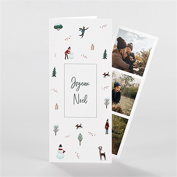 Carte de voeux chaleur d’hiver