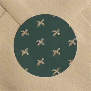 Stickers noël touche dorée