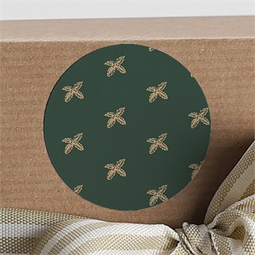 Stickers noël touche dorée - Mise en situation