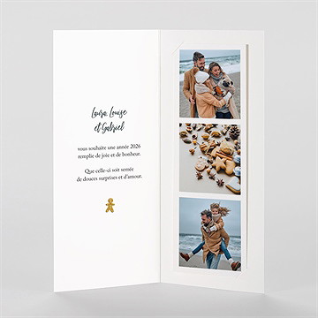 Carte de voeux petit monde - Intérieur de la carte