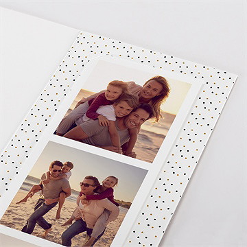 Carte de voeux couronne de noël - Détail de la carte