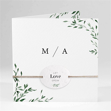 Faire-part mariage l'olivier ensemencé