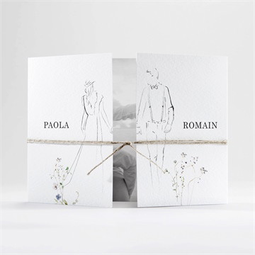 Carte 2 volets - paysage