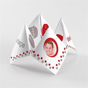 Faire-part mariage humour original cocotte