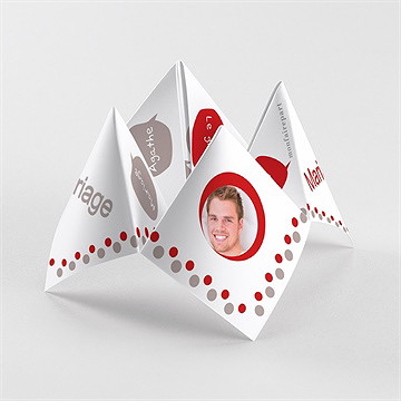 Faire-part mariage humour original cocotte