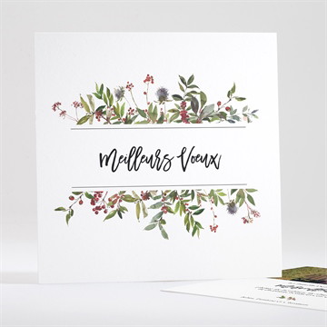 Carte recto-verso - portrait