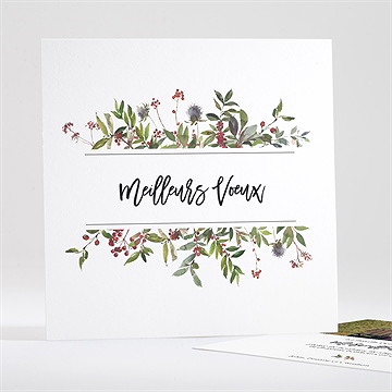 Carte de voeux pour une merveilleuse année