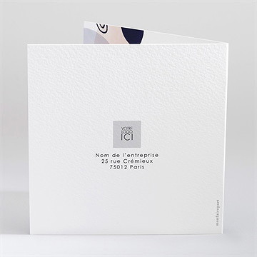 Carte de voeux belle accroche - Dos de la carte