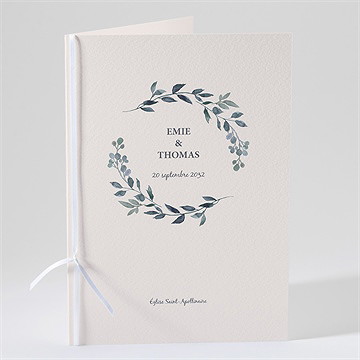 Livret de messe mariage bel eclat