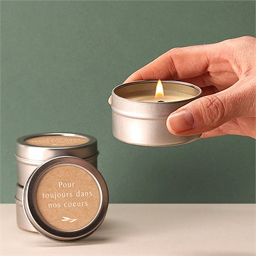 Bougie souvenir a dieu - Bougie allumée