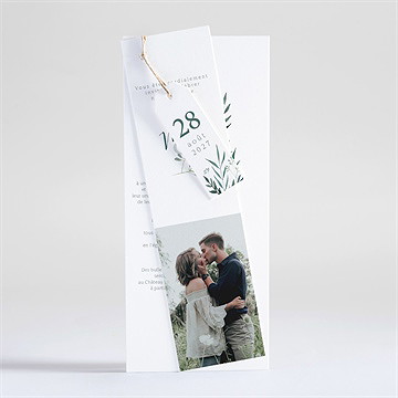 Faire-part mariage douceur du pinceau trio