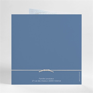 Faire-part naissance présentation pictos bracelet - Dos du faire-part