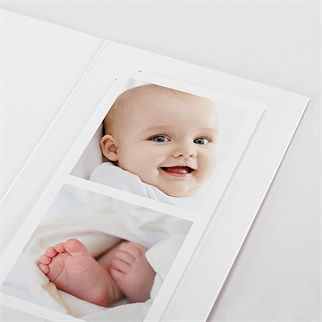 Faire-part naissance éclats de vie photomaton - Dos du faire-part