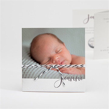 Faire-part naissance joli photomaton à gratter