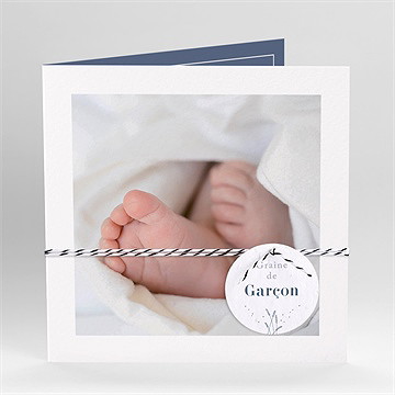 Faire-part naissance le voici ensemencé