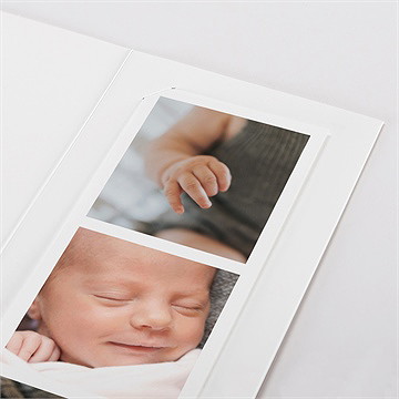 Faire-part naissance jolis petits détail photomaton - Détail du faire-part
