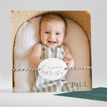 Carte ensemencée - carré