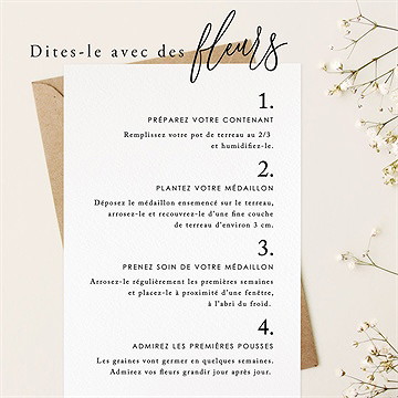 Faire-part naissance menthe carré - Mode d'emploi