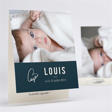 Carte pliée - portrait